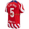 Original Fußballtrikot Atlético Madrid R. De Paul 5 Heimtrikot 2022-23 Für Herren